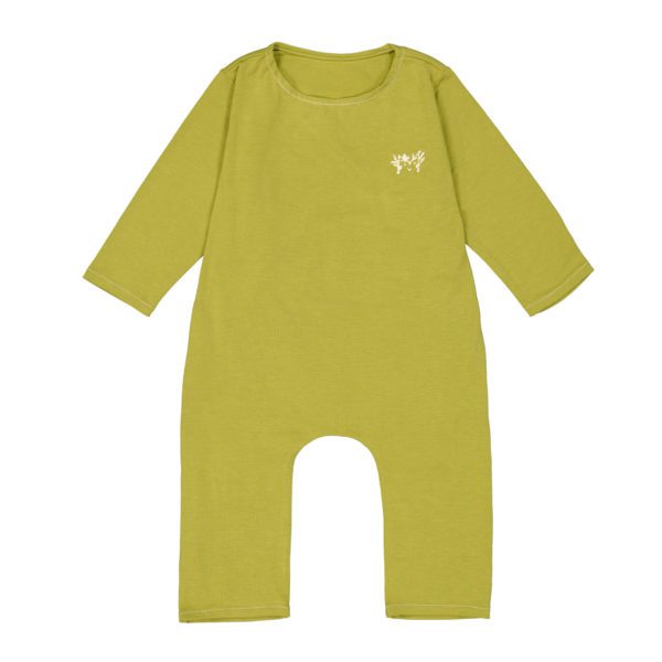 barboteuse salopette combinaison pyjama bébé vêtement enfant vert kaki
