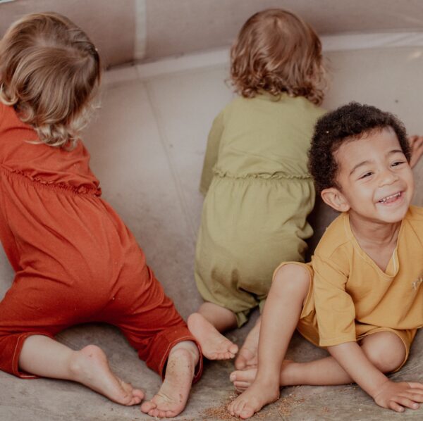 pyjama combinaison bébé libertacombi terracotta manches longues