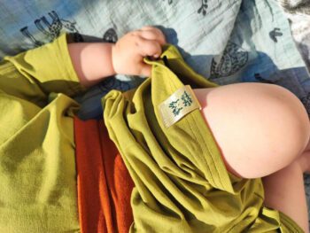 short enfant été kaki